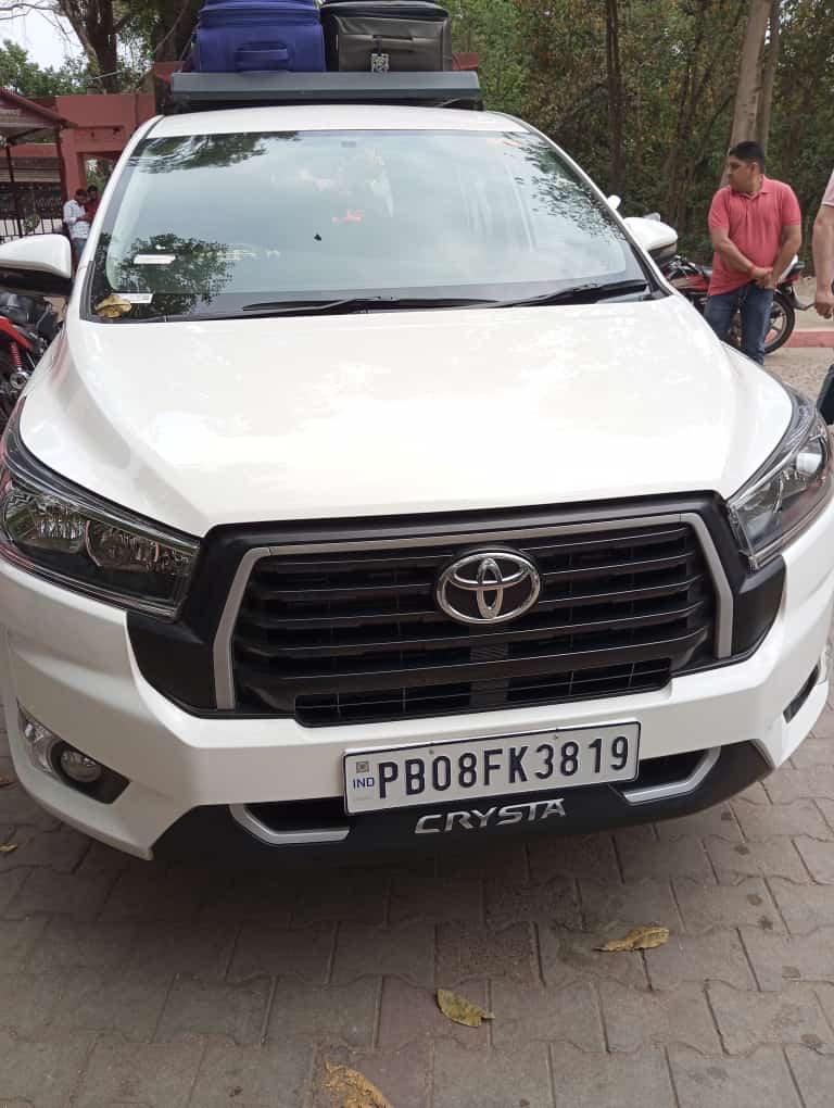 A premium car on the road